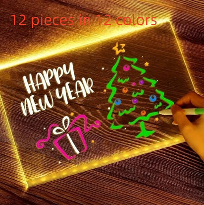 LED Note Board With Color Illuminated Painting