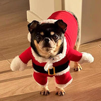 Christmas Pet Cute Santa Puppy/cat Costume