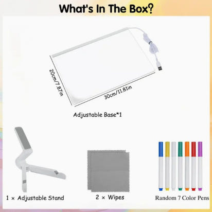 LED Note Board With Color Illuminated Painting